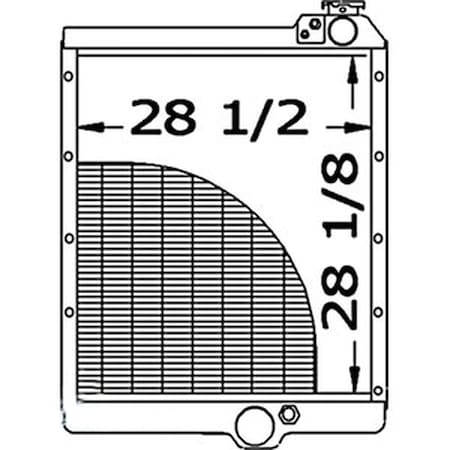 Aftermarket New Radiator Fits Case-IH Tractor Models 8940 8950 9310 9330 + 232545A1